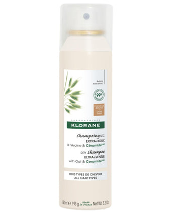 Klorane Trockenshampoo alle Haartypen Hafermilch - dunkles Haar (150 ml)